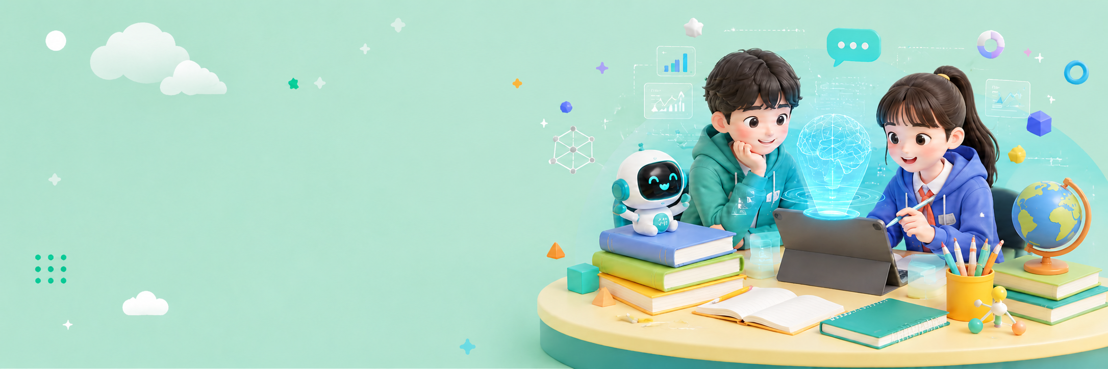 중학 학생을 위한 SchoolAI 중학 배너